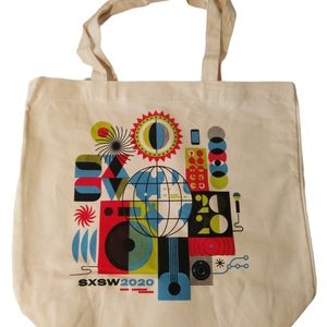 SXSW Canvas Tote Bag  2020 Music Festival Texas CANCELLED